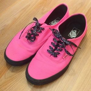 Vans Hot Pink with Black Sole - Like New
